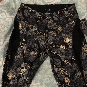 Full length performance leggings from Torrid. Torrid size 0 (normally 12)